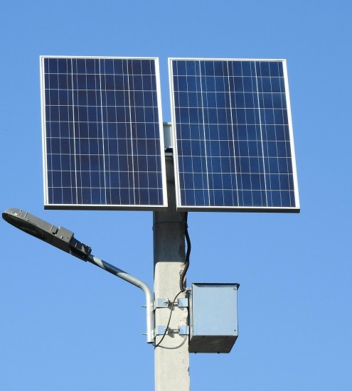 Solar-Powered Street Light